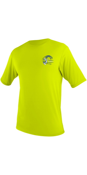 2026 O'Neill Toddler Basic Skins Short Sleeve Sun Shirt 5710B - Lime